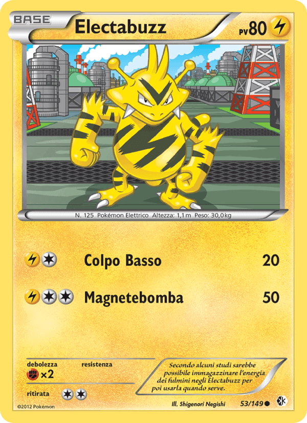 Electabuzz, carta 53 de Confini Varcati