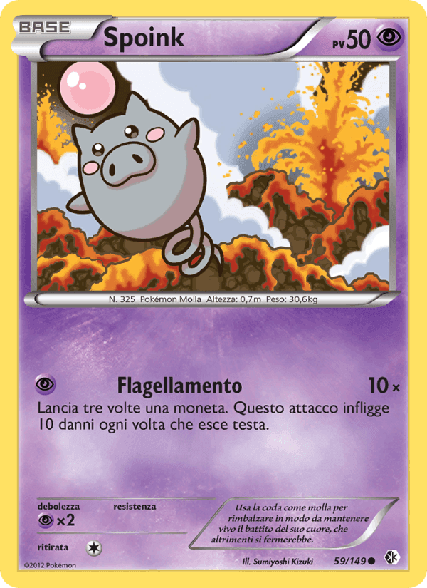 Spoink, carta 59 di Confini Varcati