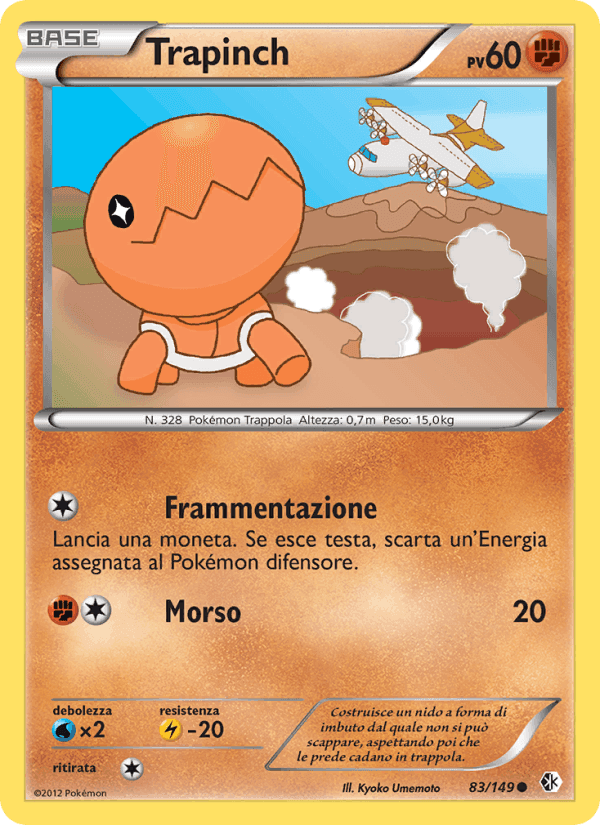 Trapinch, card 83 from Confini Varcati