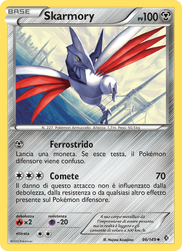 Skarmory, carta 96 di Confini Varcati