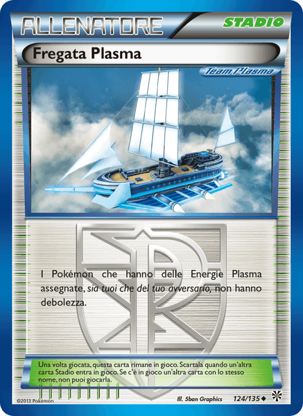 Fregata Plasma, carta 124 di Uragano Plasma