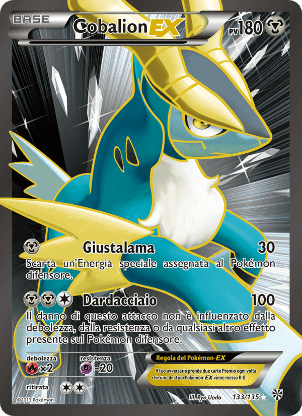 Cobalion-EX, carta 133 di Uragano Plasma