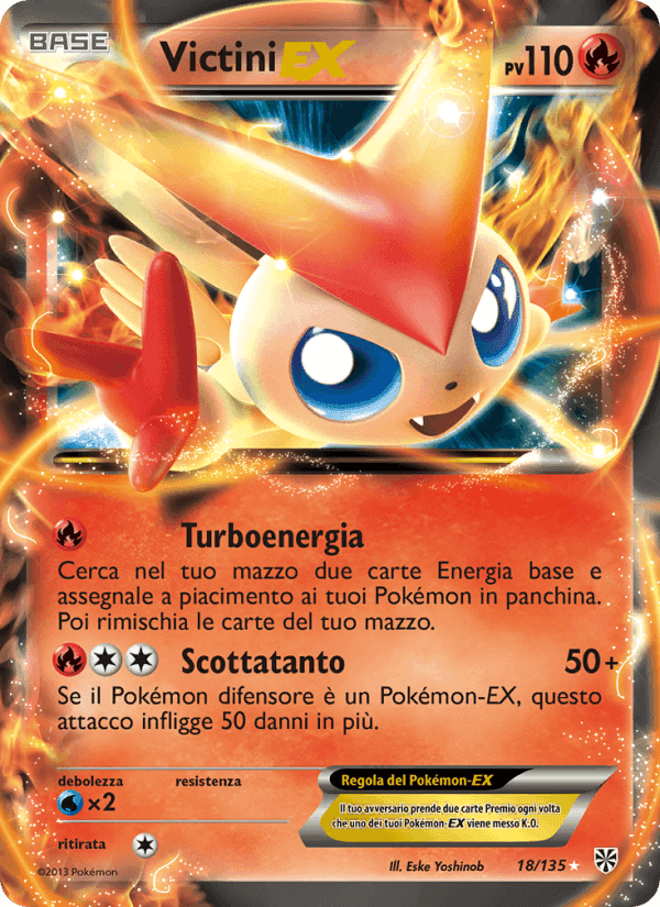 Victini-EX, carta 18 di Uragano Plasma