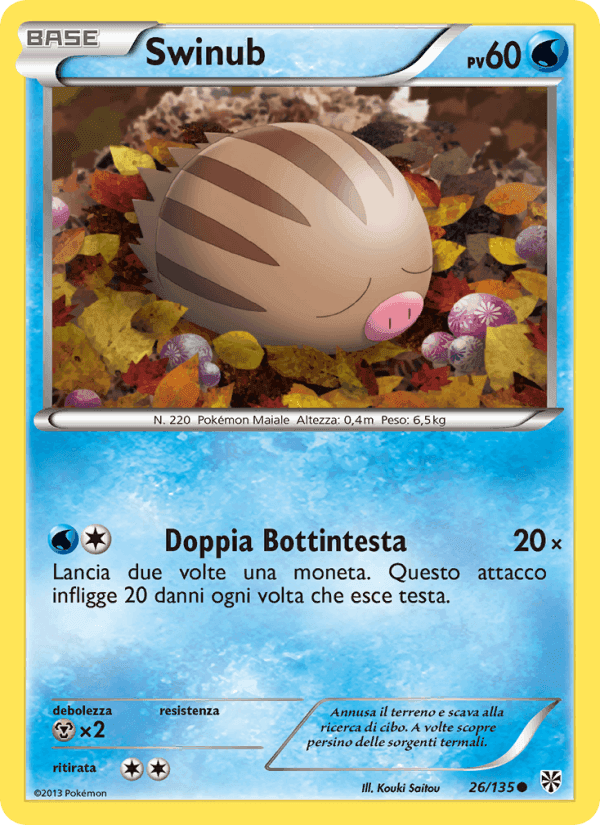 Swinub, card 26 from Uragano Plasma