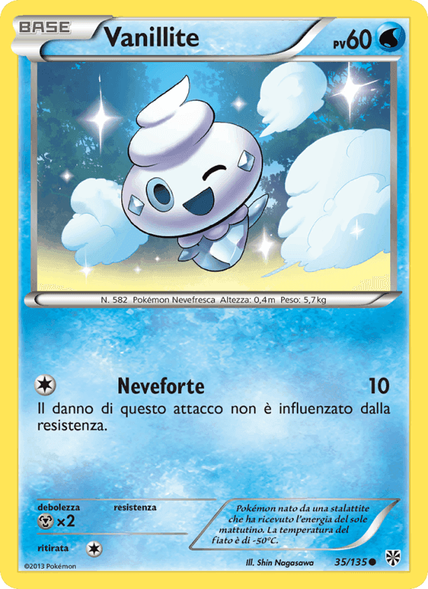 Vanillite, carta 35 di Uragano Plasma