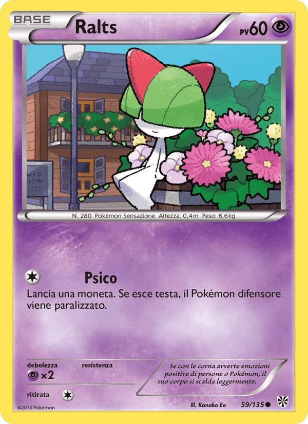Ralts, carta 59 di Uragano Plasma