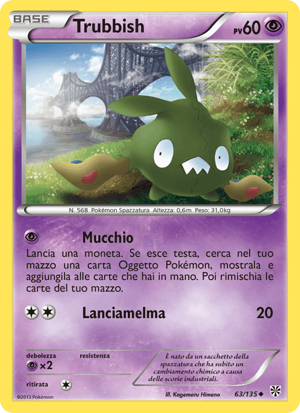 Trubbish, carta 63 di Uragano Plasma