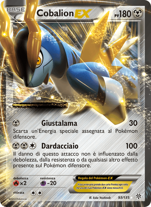 Cobalion-EX, carta 93 di Uragano Plasma