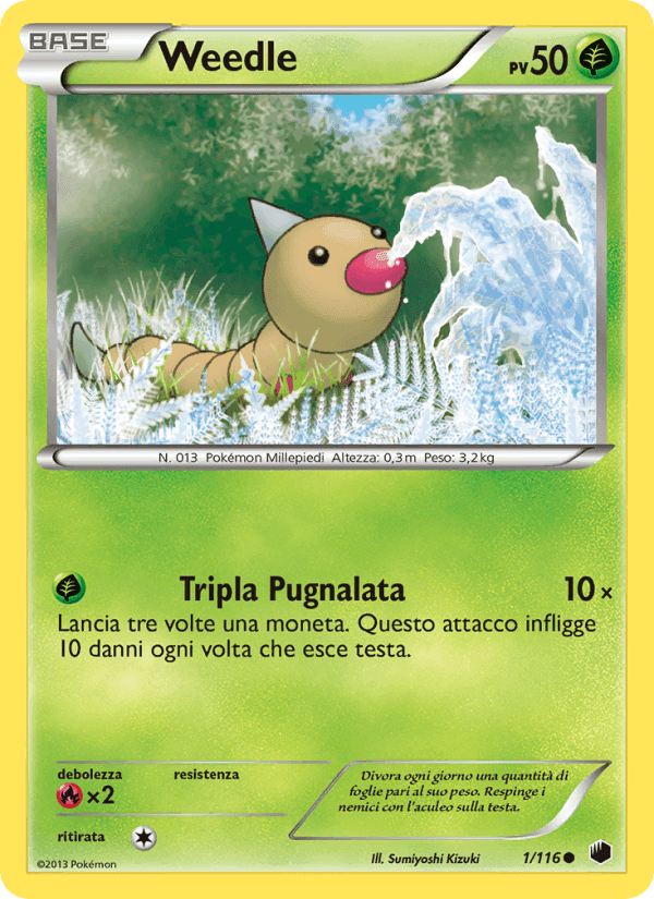 Weedle, carta 1 di Glaciazione Plasma