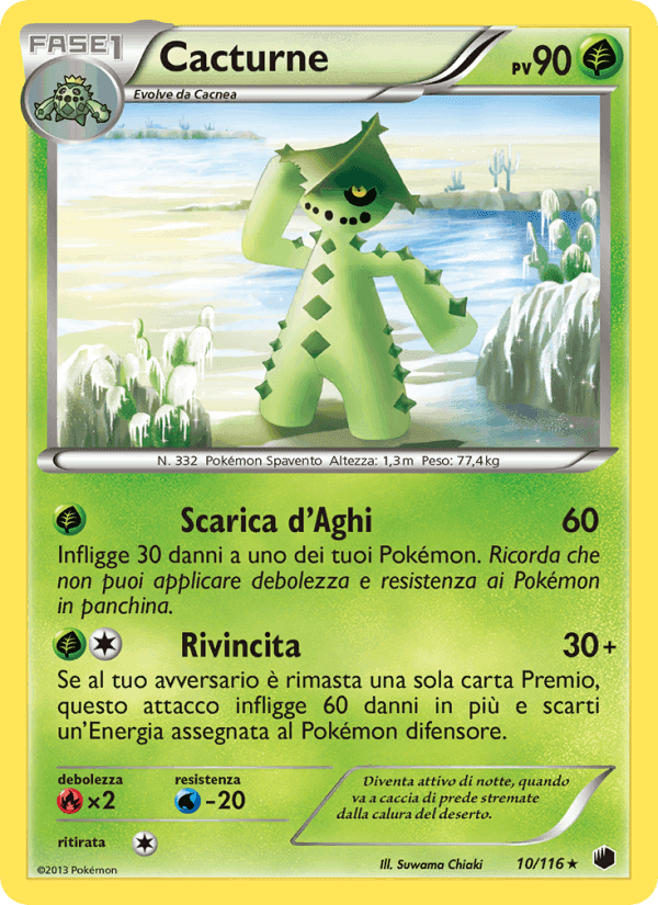 Cacturne, carte 10 de Glaciazione Plasma