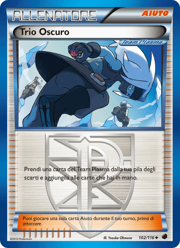 Trio Oscuro, carta 102 di Glaciazione Plasma