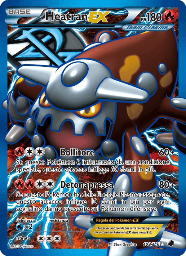 Heatran-EX, carta 109 di Glaciazione Plasma