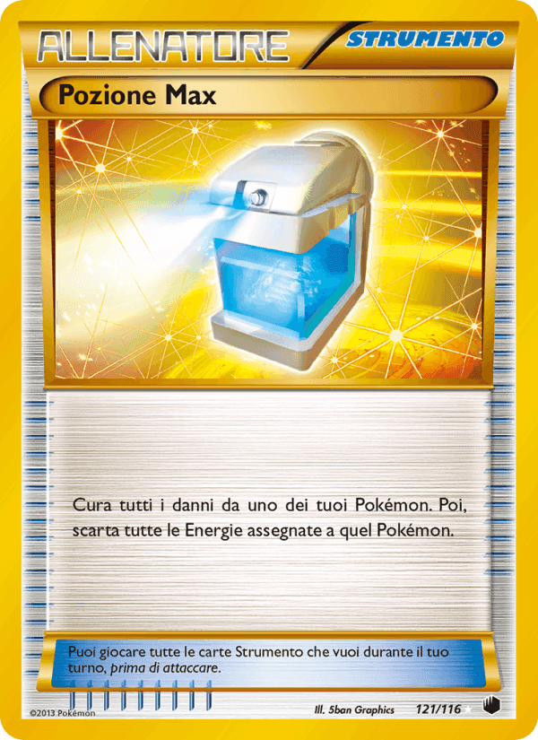 Pozione Max, carta 121 di Glaciazione Plasma