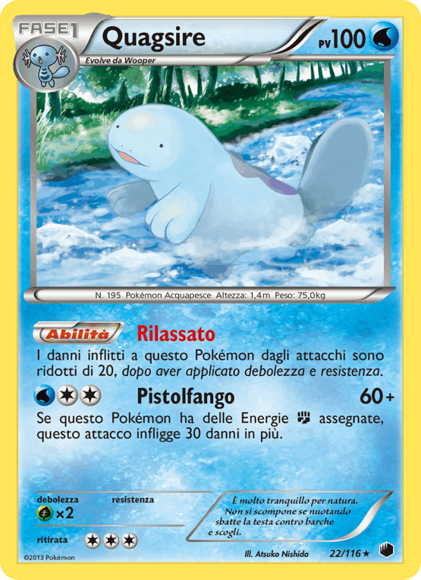 Quagsire, carte 22 de Glaciazione Plasma