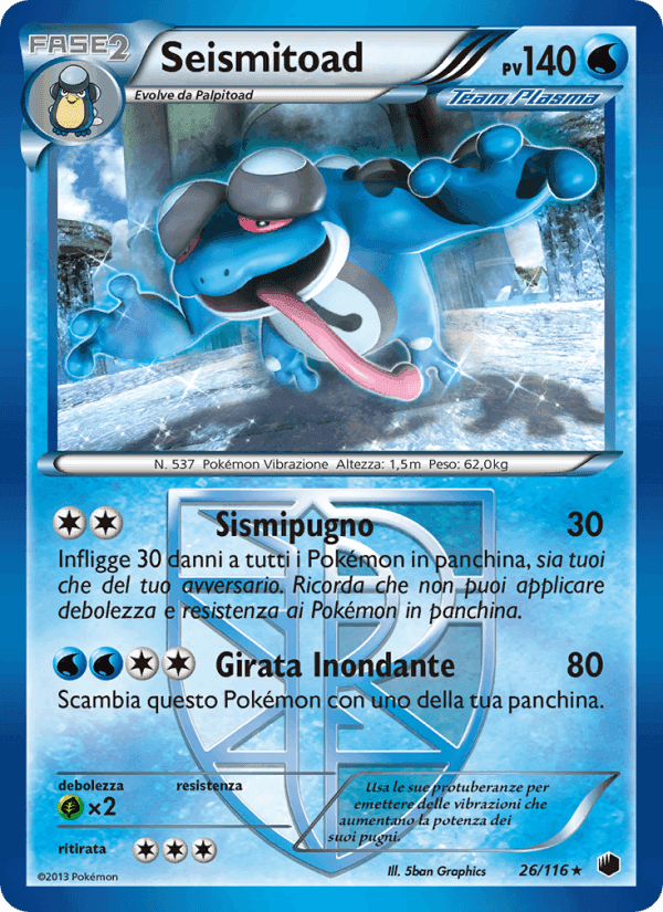 Seismitoad, carta 26 di Glaciazione Plasma