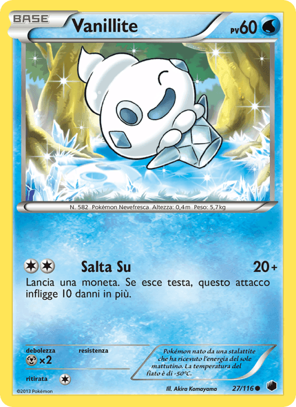 Vanillite, carte 27 de Glaciazione Plasma