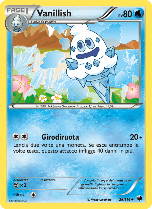 Vanillish, carte 28 de Glaciazione Plasma