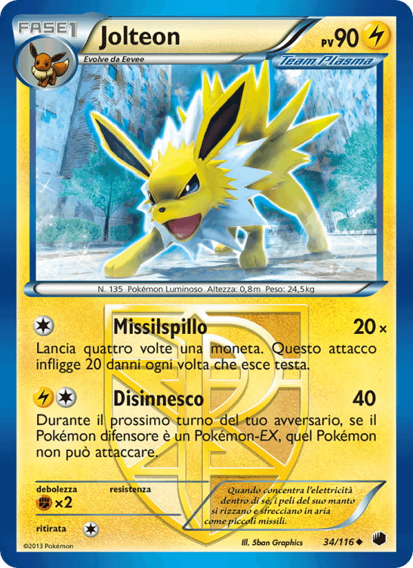 Glaciazione Plasma の 34 番、Jolteon