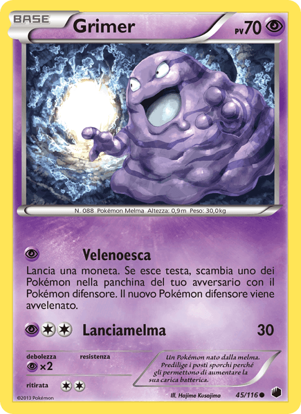 Grimer, carte 45 de Glaciazione Plasma