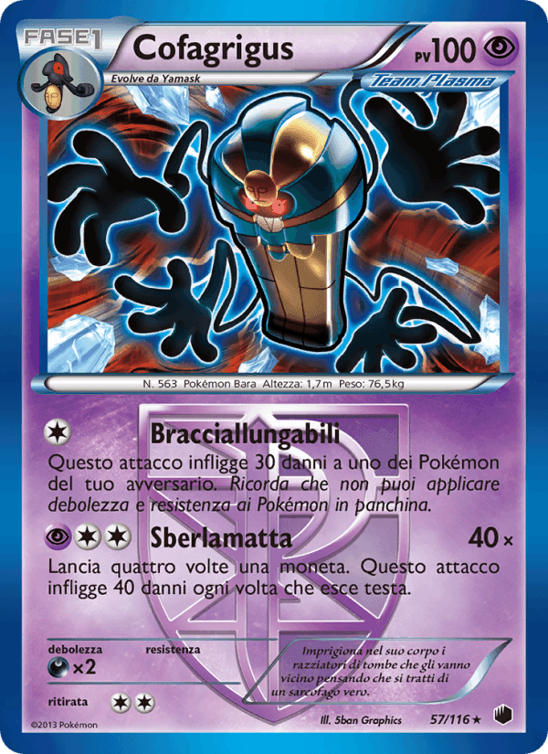 Cofagrigus, carte 57 de Glaciazione Plasma