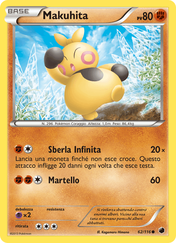 Makuhita, carta 62 di Glaciazione Plasma