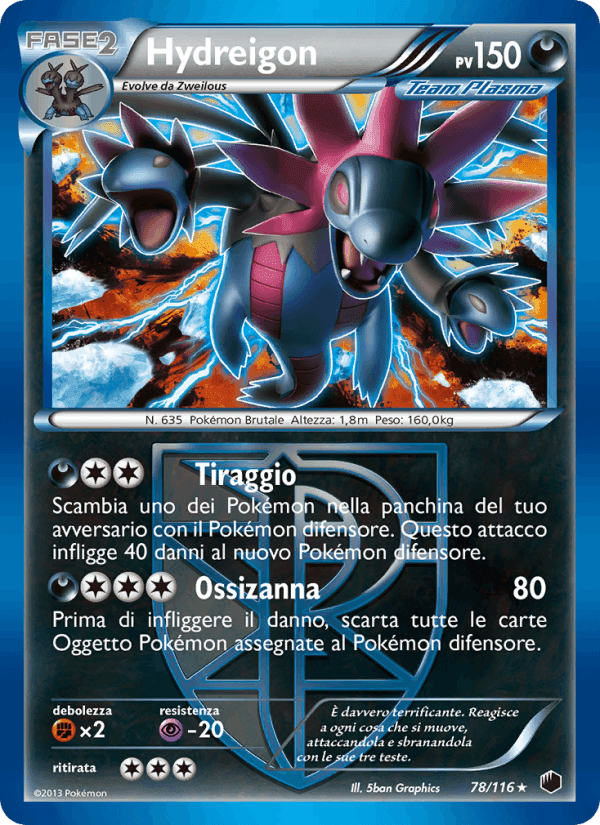 Hydreigon, carta 78 di Glaciazione Plasma