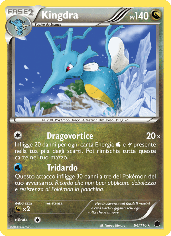 Kingdra, carta 84 di Glaciazione Plasma