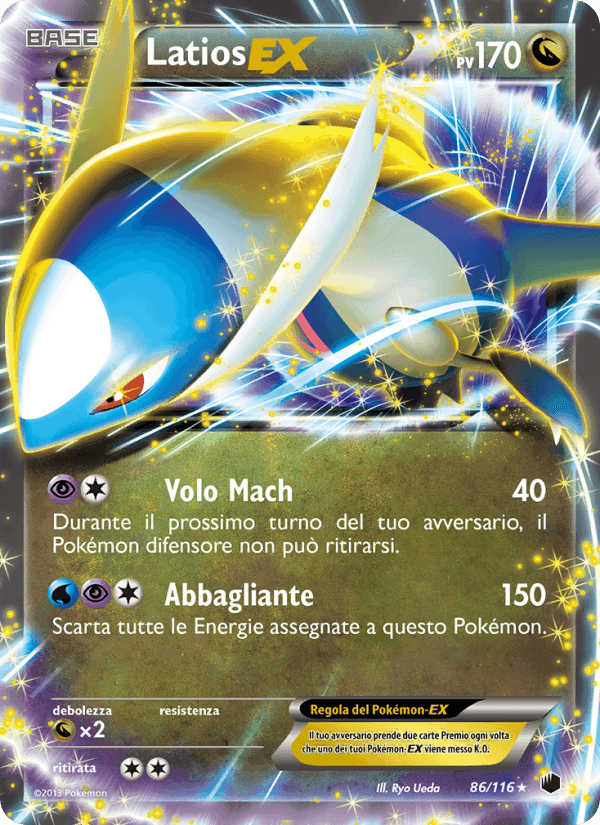 Latios-EX, carta 86 de Glaciazione Plasma