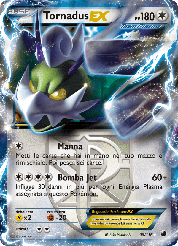 Tornadus-EX, carta 98 di Glaciazione Plasma