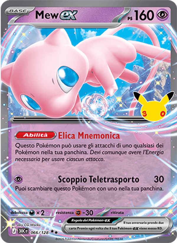 Mew-ex, carta 066 di 30° Anniversario