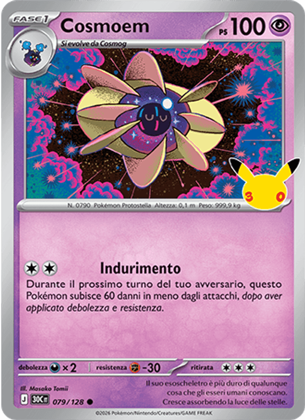 Cosmoem, carta 079 di 30° Anniversario
