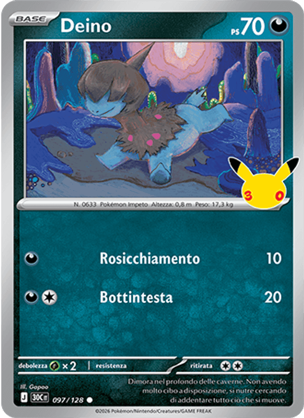 Deino, carta 097 di 30° Anniversario