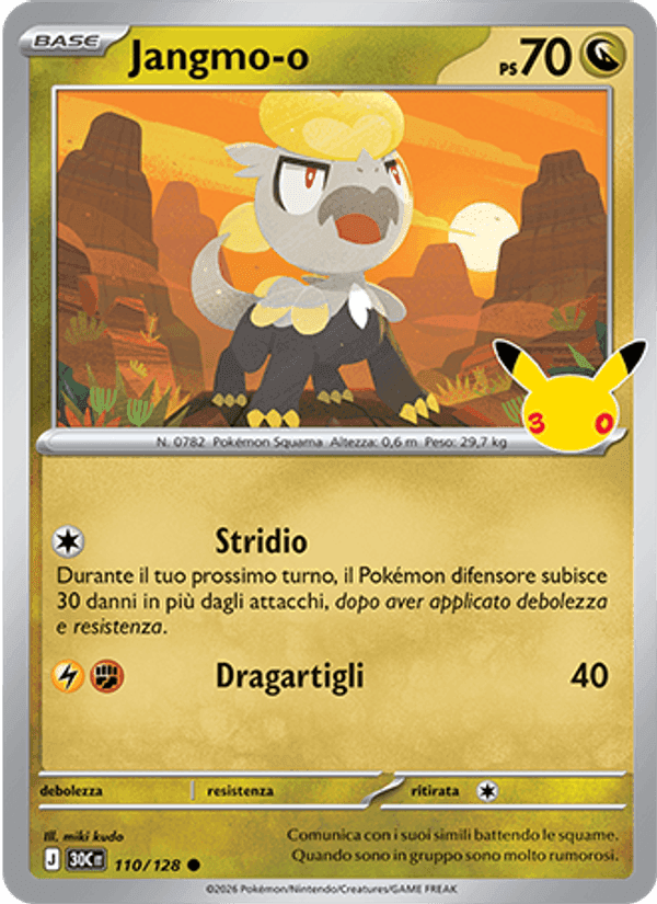Jangmo-o, carte 110 de 30° Anniversario