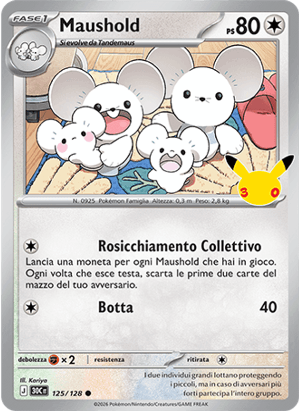 Maushold, carta 125 di 30° Anniversario