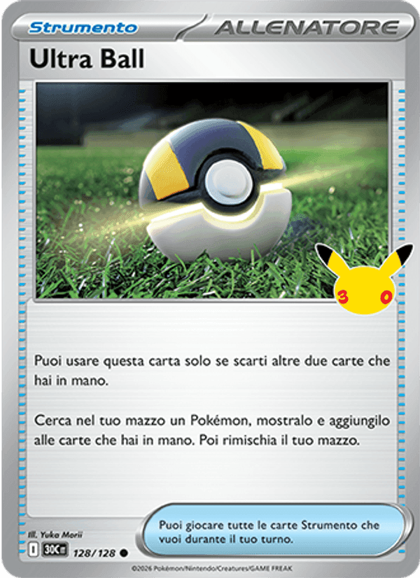 Ultra Ball, carta 128 di 30° Anniversario