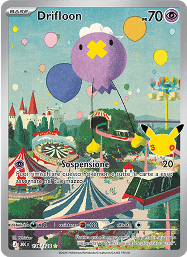 Drifloon, carta 136 di 30° Anniversario