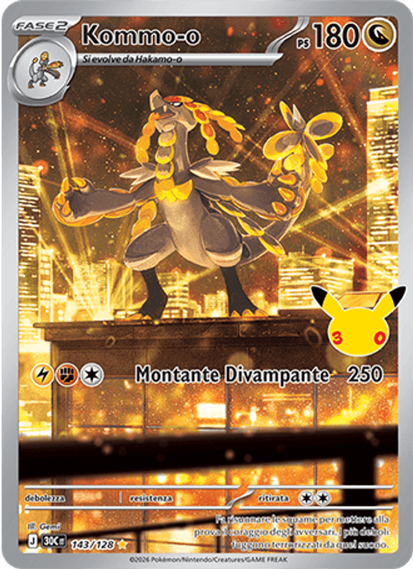 Kommo-o, carta 143 di 30° Anniversario