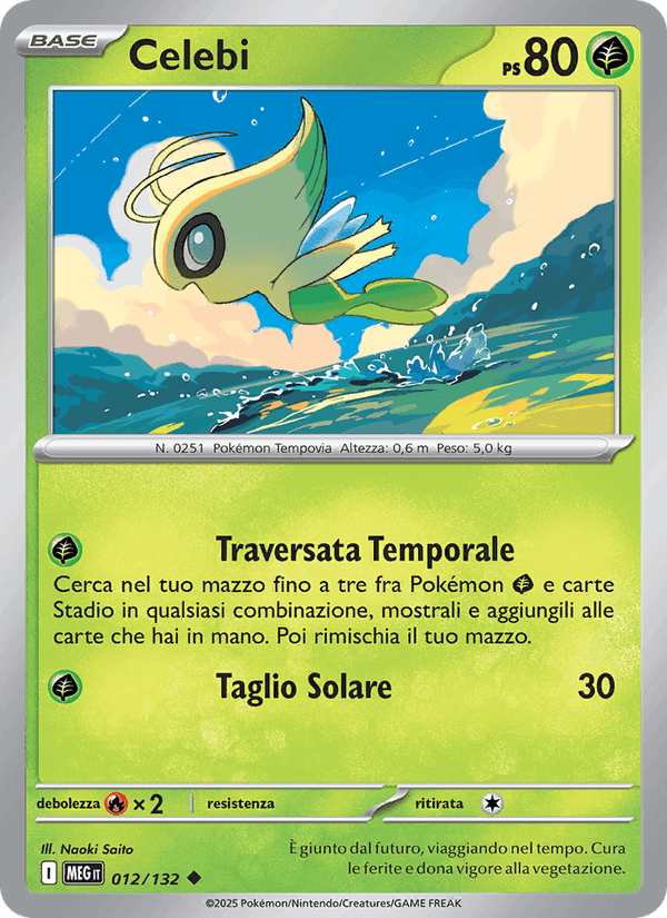 Celebi, carta 012 di Megaevoluzione