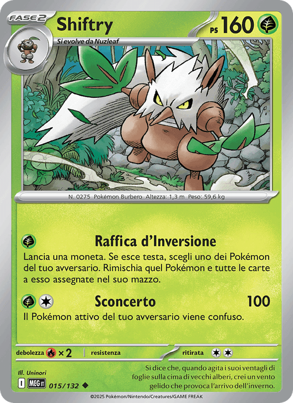 Shiftry, carta 015 di Megaevoluzione