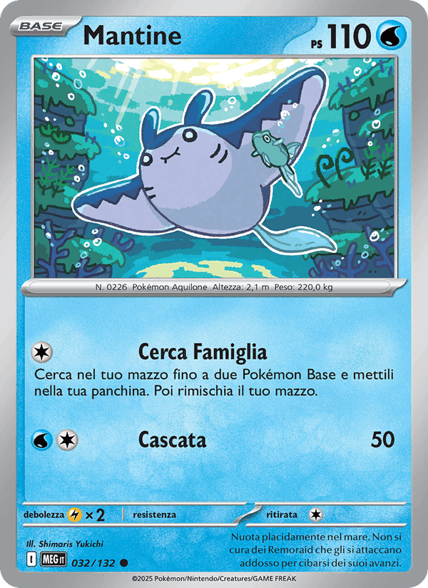 Mantine, carta 032 di Megaevoluzione