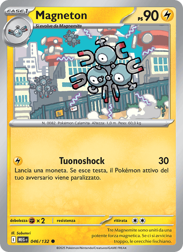 Magneton, carta 046 di Megaevoluzione