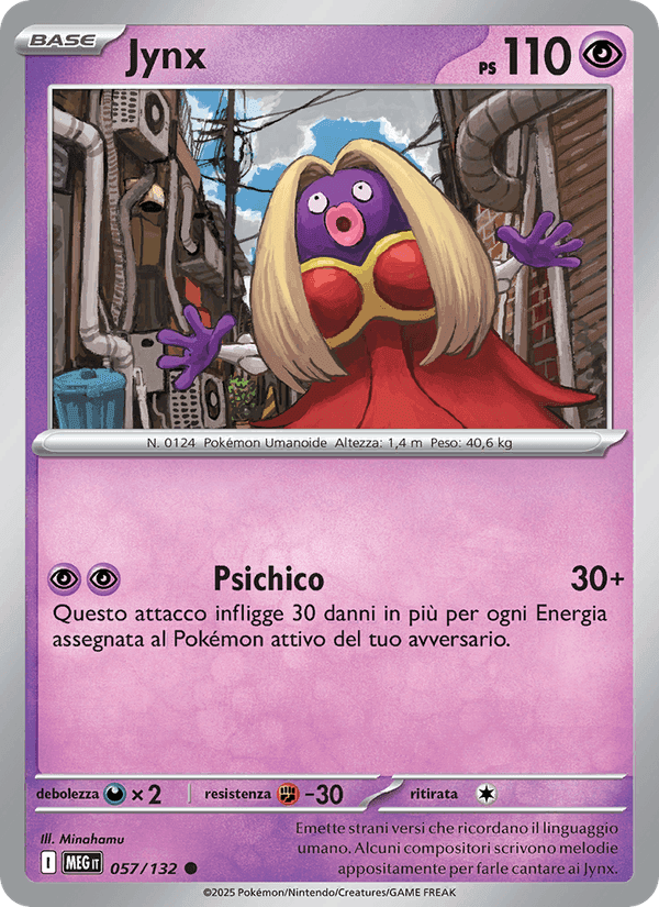 Jynx, carta 057 di Megaevoluzione