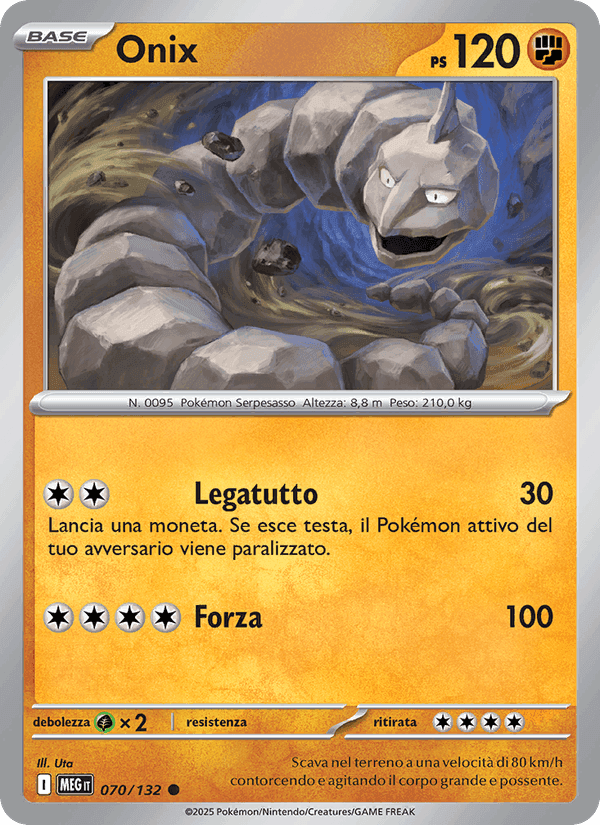 Onix, card 070 from Megaevoluzione