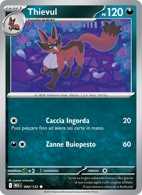 Thievul, carta 090 di Megaevoluzione