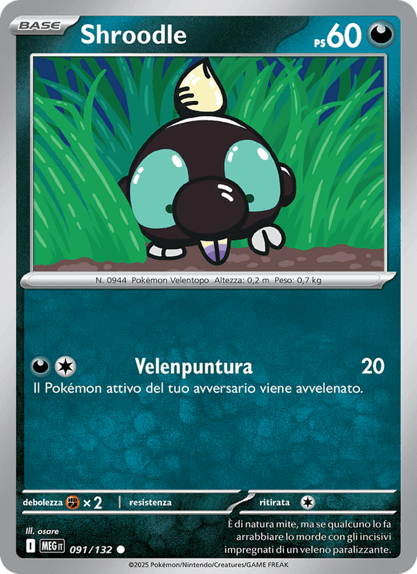 Shroodle, carta 091 di Megaevoluzione