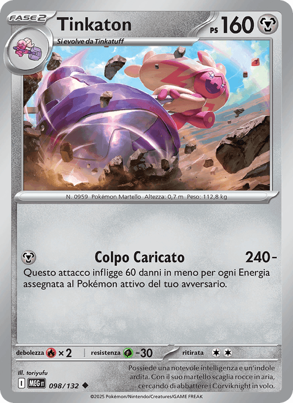 Megaevoluzione の 098 番、Tinkaton