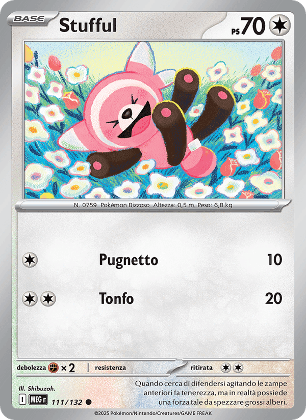 Stufful, carta 111 di Megaevoluzione