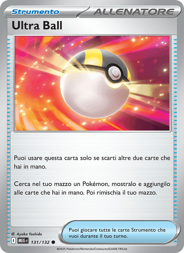 Ultra Ball, carta 131 di Megaevoluzione