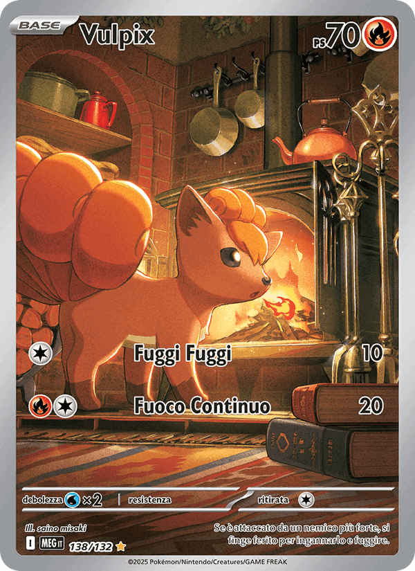 Vulpix, carta 138 di Megaevoluzione