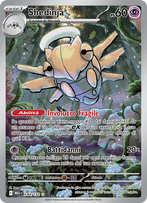 Shedinja, carta 144 di Megaevoluzione